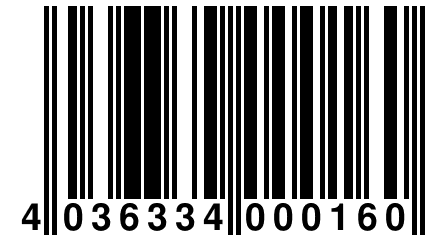 4 036334 000160