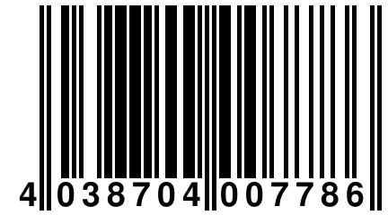 4 038704 007786
