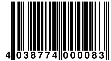 4 038774 000083