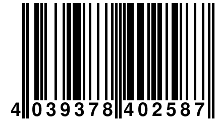 4 039378 402587