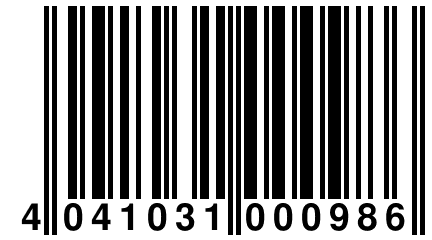 4 041031 000986