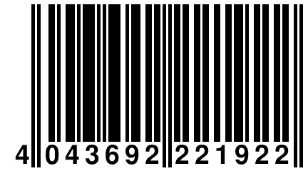 4 043692 221922