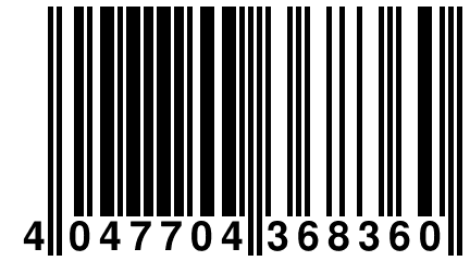 4 047704 368360