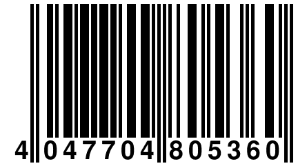 4 047704 805360