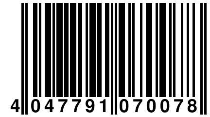 4 047791 070078