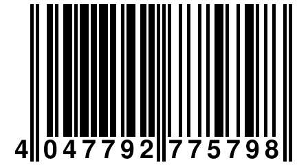 4 047792 775798