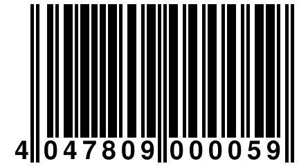 4 047809 000059