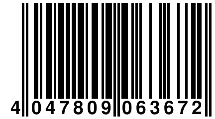 4 047809 063672