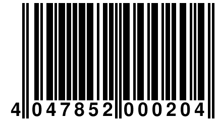 4 047852 000204