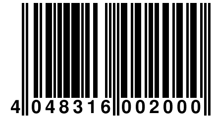 4 048316 002000