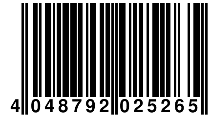 4 048792 025265