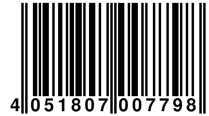 4 051807 007798