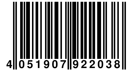 4 051907 922038