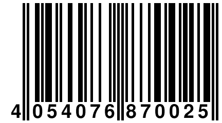 4 054076 870025