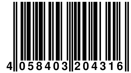 4 058403 204316