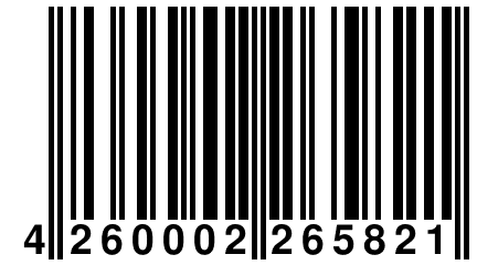 4 260002 265821