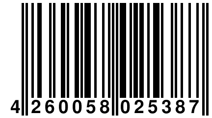 4 260058 025387