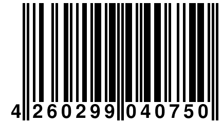 4 260299 040750