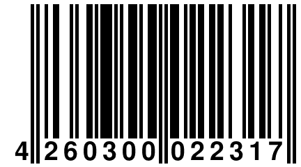 4 260300 022317