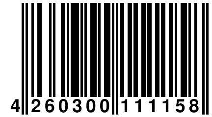 4 260300 111158