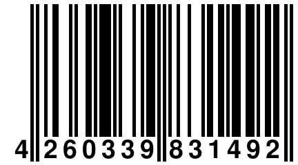 4 260339 831492