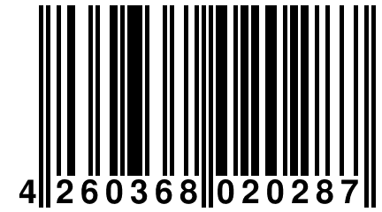 4 260368 020287