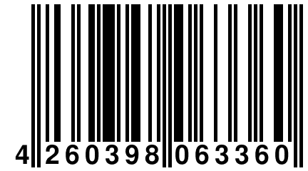 4 260398 063360