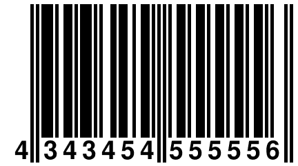 4 343454 555556