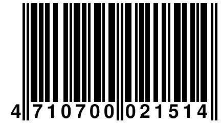 4 710700 021514