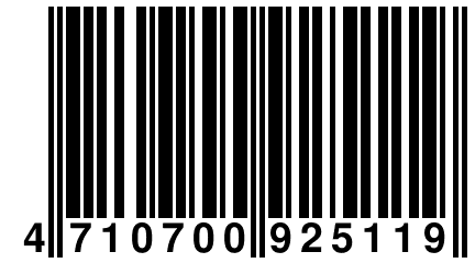 4 710700 925119