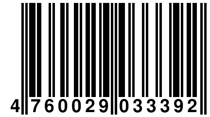 4 760029 033392