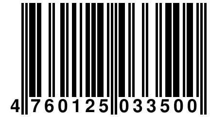 4 760125 033500