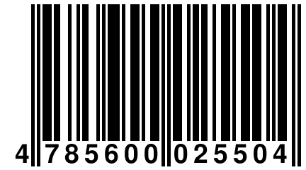 4 785600 025504