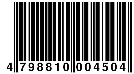 4 798810 004504