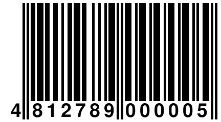 4 812789 000005