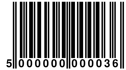 5 000000 000036