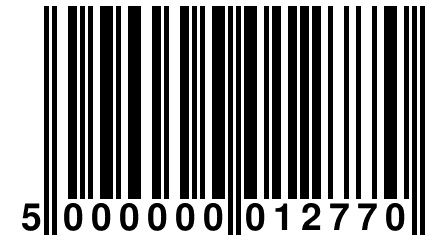 5 000000 012770