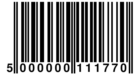 5 000000 111770