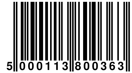 5 000113 800363
