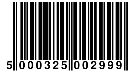 5 000325 002999