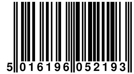 5 016196 052193