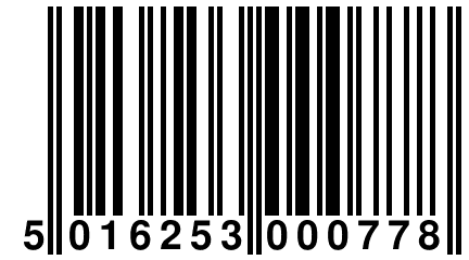 5 016253 000778