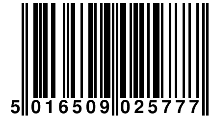 5 016509 025777