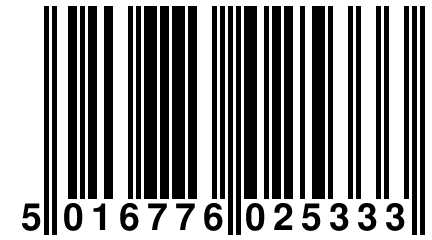 5 016776 025333
