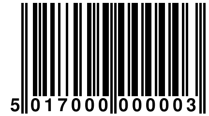 5 017000 000003
