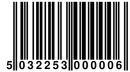 5 032253 000006
