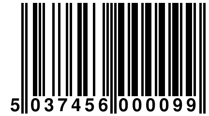 5 037456 000099