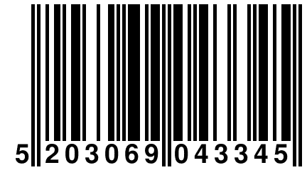 5 203069 043345