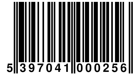 5 397041 000256