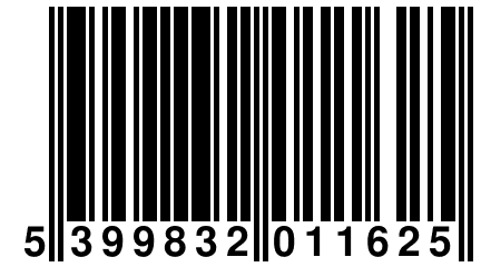 5 399832 011625